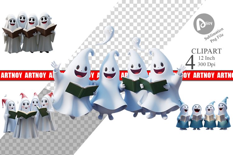 Ghosts Clipart Image 7