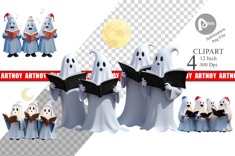 Ghosts Clipart Image 5
