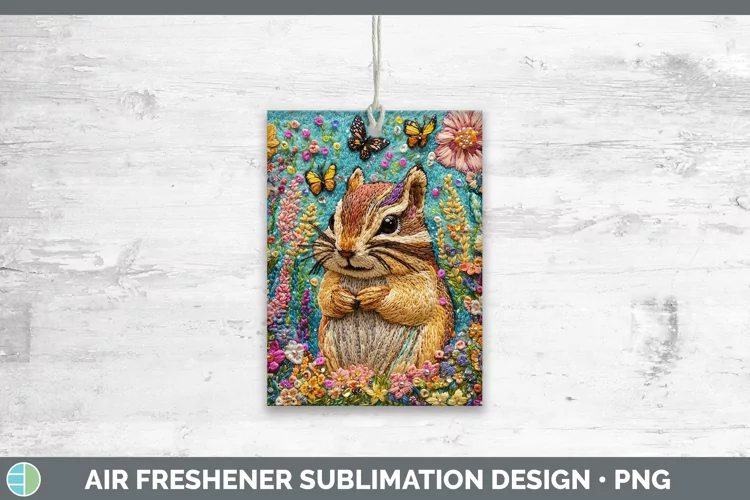 3D Chipmunk Air Freshener Sublimation Car Freshener Designs