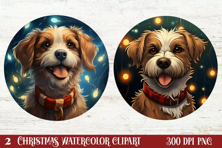 3D Christmas Dog Ornament, 3D Christmas Dog Ornaments