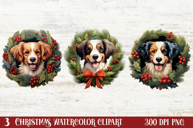 3D Christmas Dog Ornament, 3D Christmas Dog Ornaments