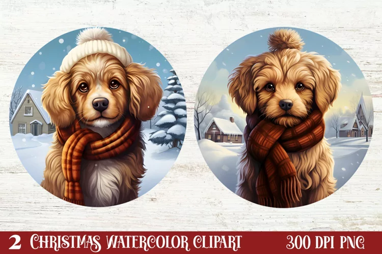 3D Christmas Dog Ornament, 3D Christmas Dog Ornaments