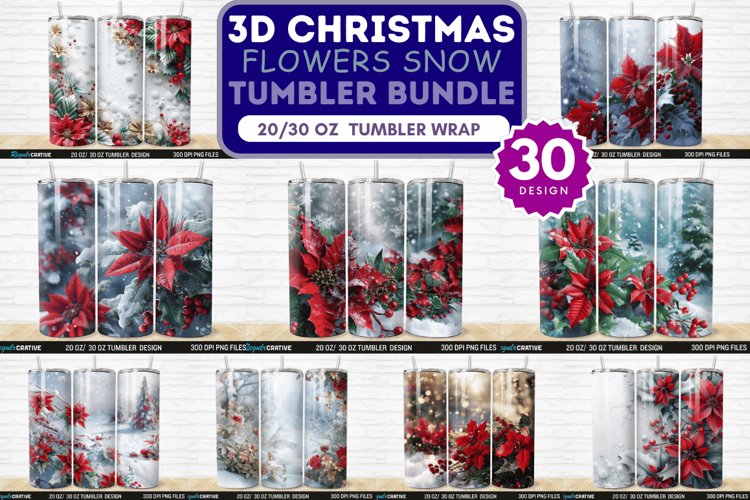 Christmas Tumbler Wrap Image 2