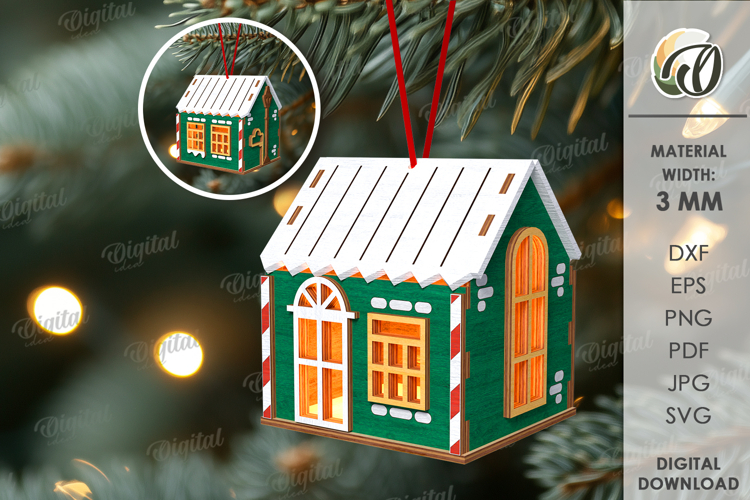 3D Christmas SVG Image 2