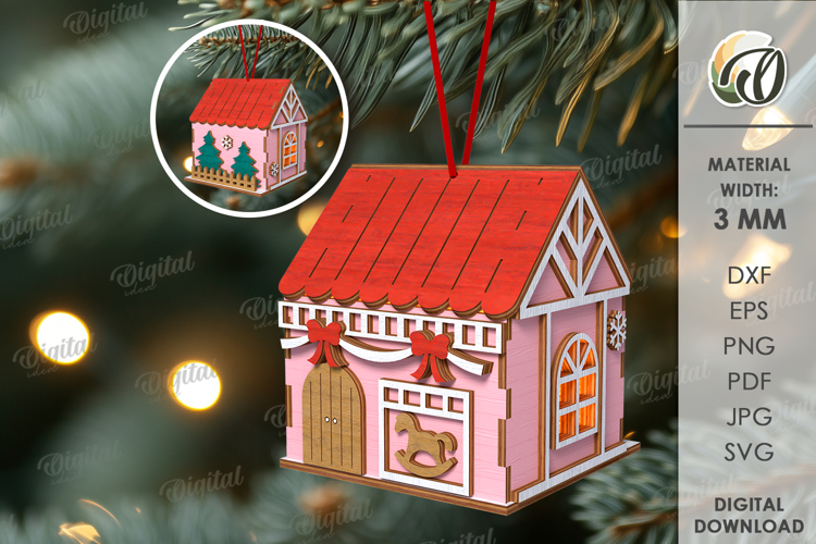 3D Christmas SVG Image 5