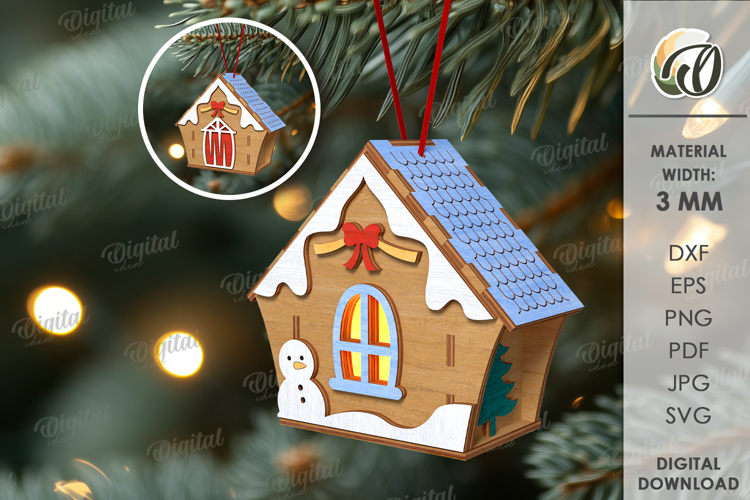 3D Christmas SVG Image 4