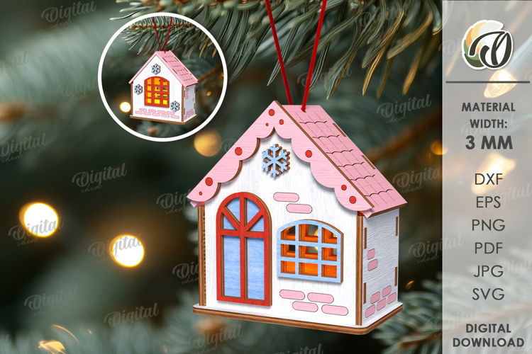 3D Christmas SVG Image 3
