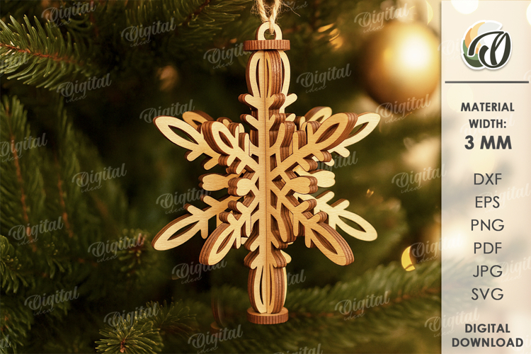 3D Christmas SVG Image 5