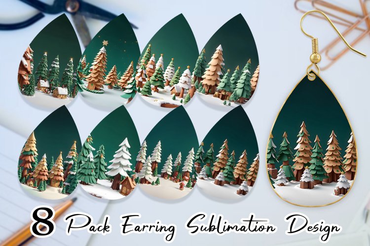 Sublimation Earring Designs Image 4