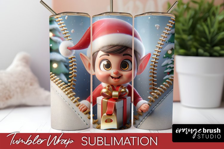 Christmas Tumbler Wrap Image 14