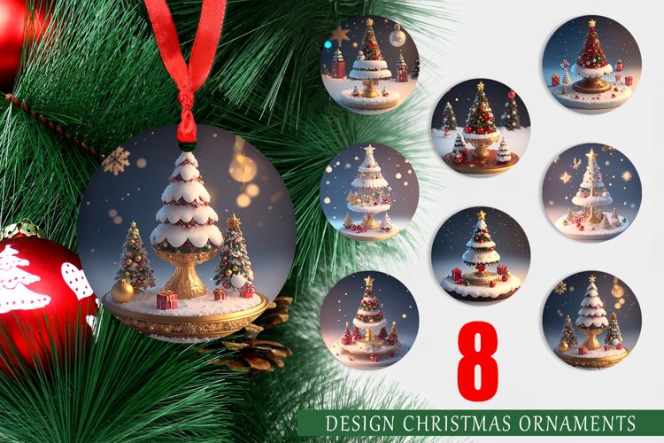 Christmas Ornaments 3D Tree Baubles
