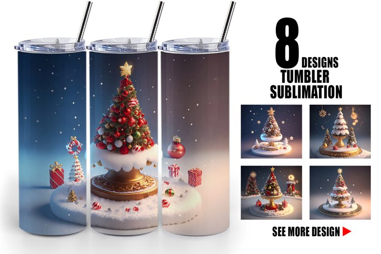 Christmas Tumbler Wrap Image 7