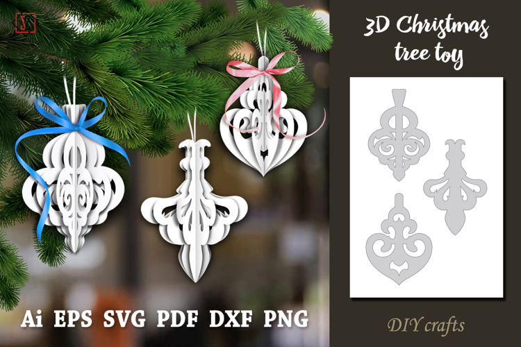 3d Christmas tree toys/DIY crafts