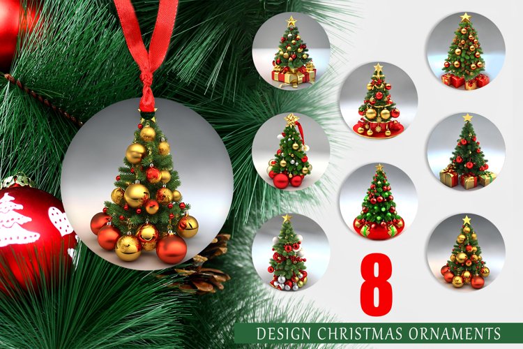 Christmas Ornaments 3D Christmas Tree