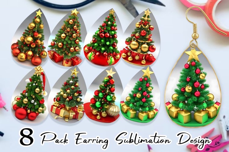 Christmas Ornament Sublimation Designs Image 18