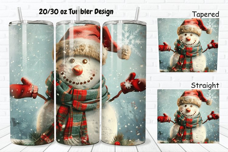 Christmas Snowman Clipart Image 13