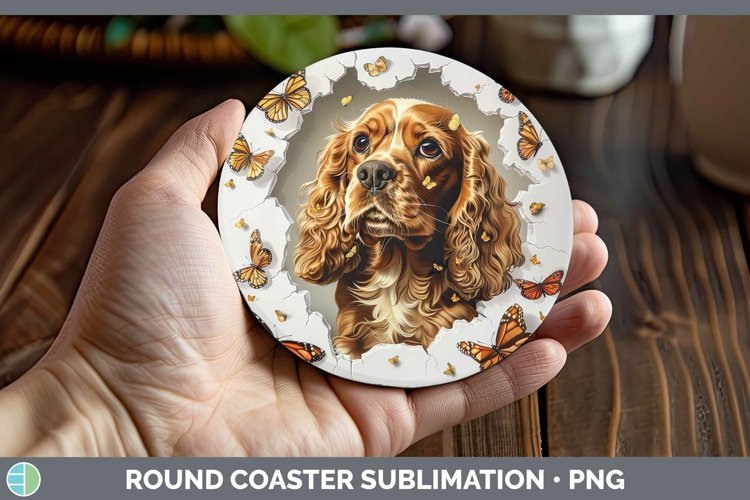 Gorgeous3D Round Coaster design.