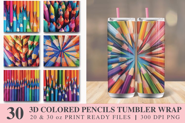 Colorful Pencils Clipart Image 24