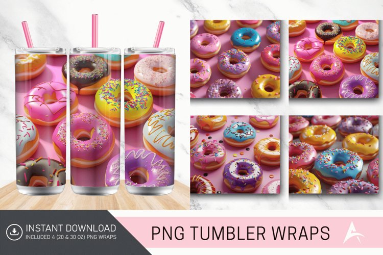 Cute Donut Clipart Image 6
