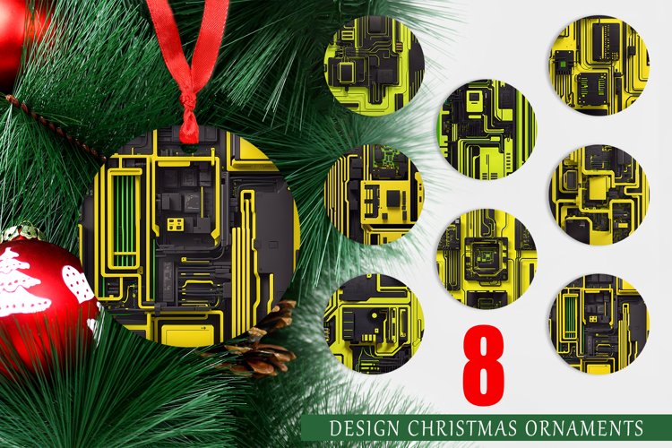 Christmas Ornaments 3D Connect Circuits