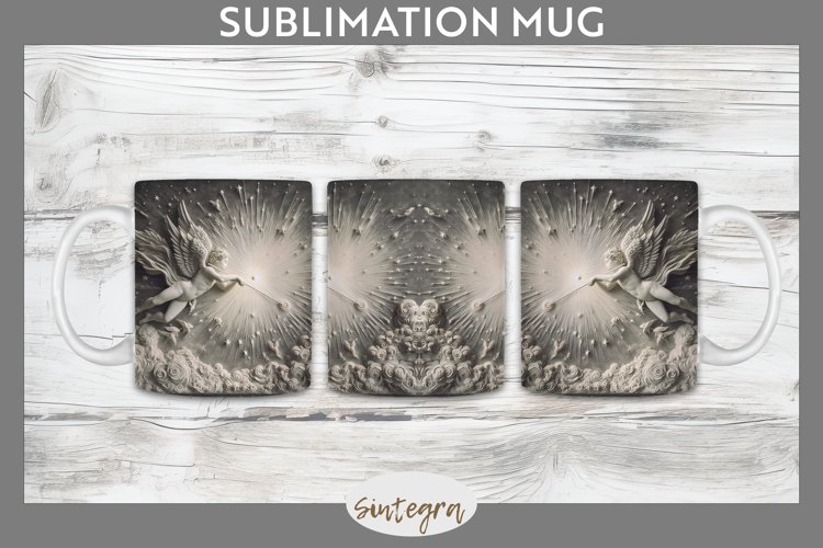 3D Cupid v3 Mug Wrap Sublimation