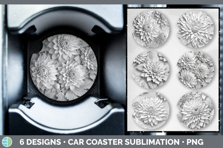 Car Coaster Sublimation Designs Image 19