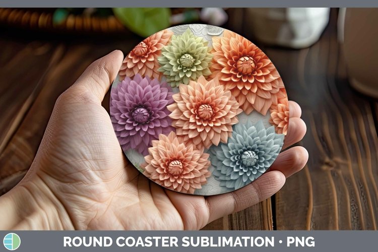 Gorgeous3D Round Coaster design.