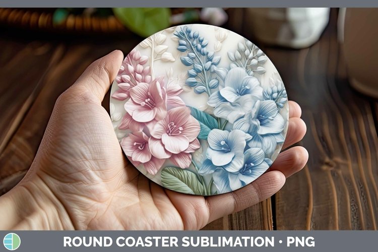 Gorgeous3D Round Coaster design.