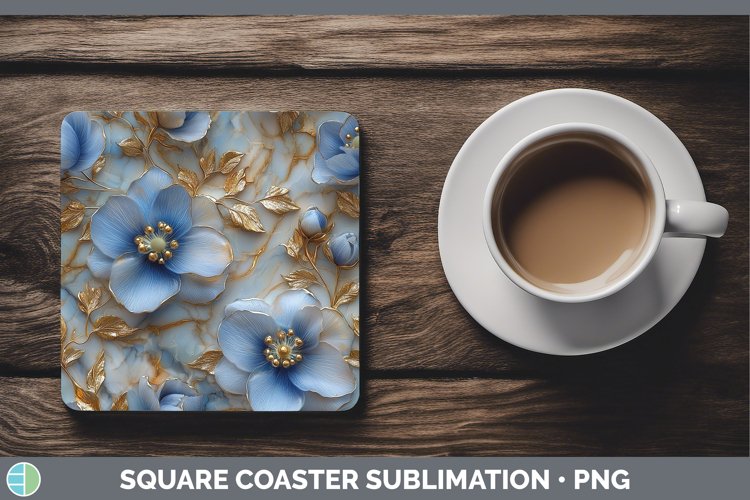 Gorgeous3D Square Coaster design.