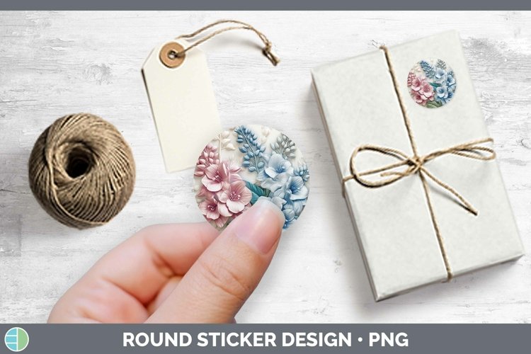 Gorgeous3D Stickers design.