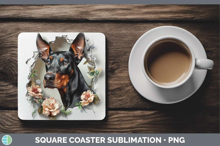 Gorgeous3D Square Coaster design.