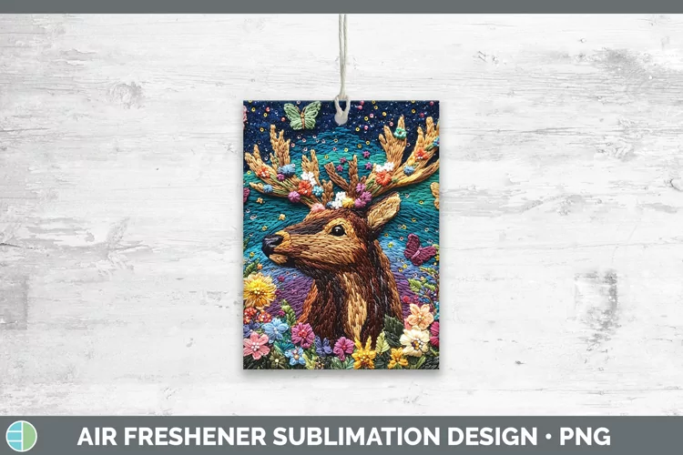 3D Elk Air Freshener Sublimation Car Freshener Designs