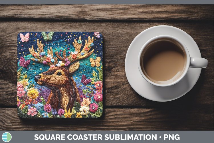 Gorgeous3D Square Coaster design.