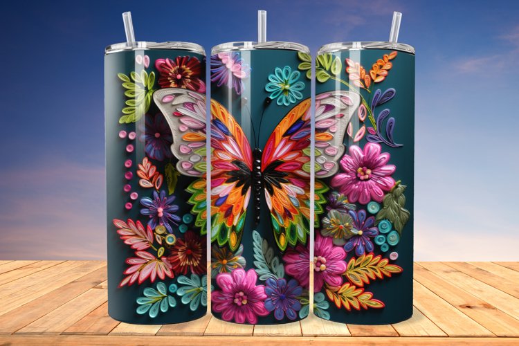 20 Oz Sublimation Tumbler Wrap Image 11