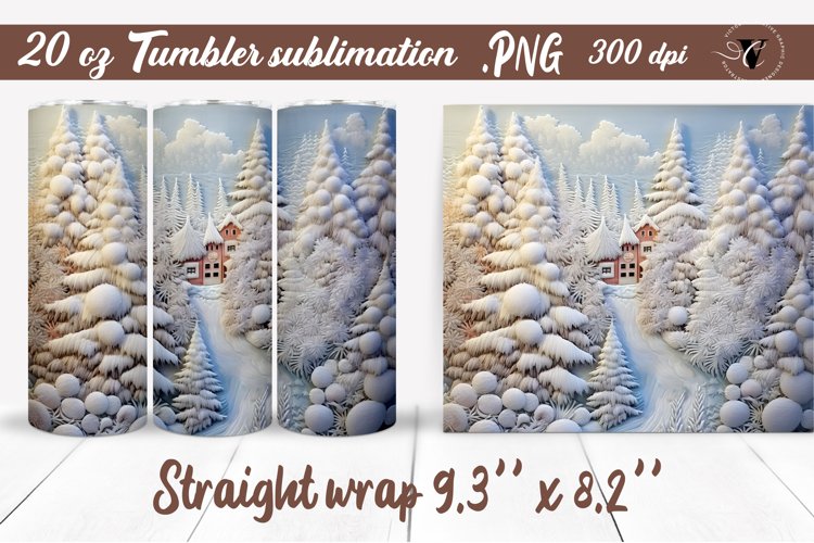 Christmas Tumbler Wrap Image 16