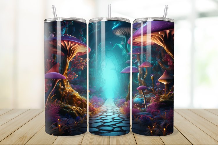 3D Enchanted World 20oz/30oz Skinny Tumbler example image 1