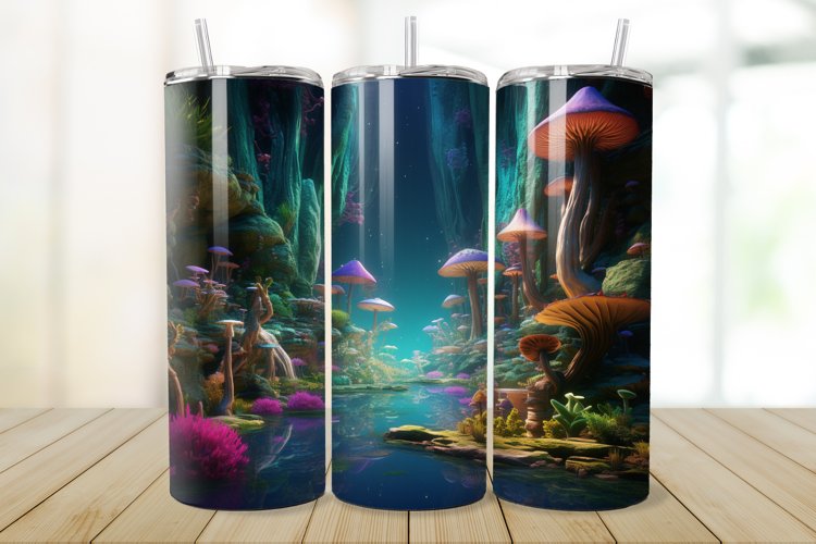 3D Enchanted World 20oz/30oz Skinny Tumbler example image 1