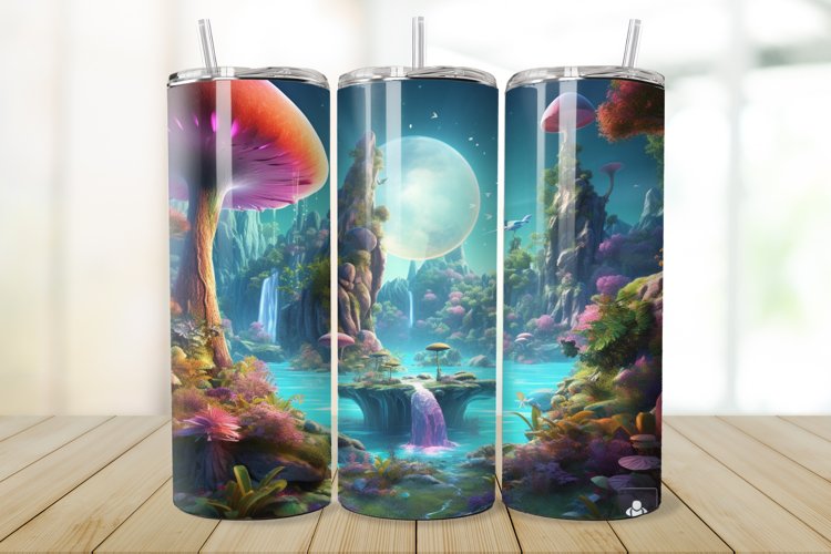 3D Enchanted World 20oz/30oz Skinny Tumbler