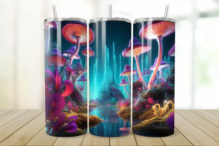 3D Enchanted World 20oz/30oz Skinny Tumbler