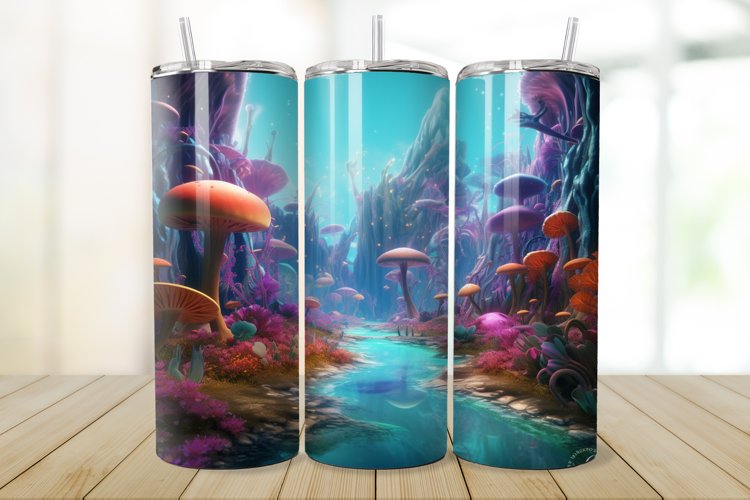 3D Enchanted World 20oz/30oz Skinny Tumbler example image 1