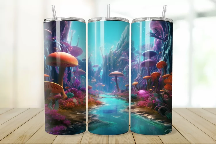 3D Enchanted World 20oz/30oz Skinny Tumbler