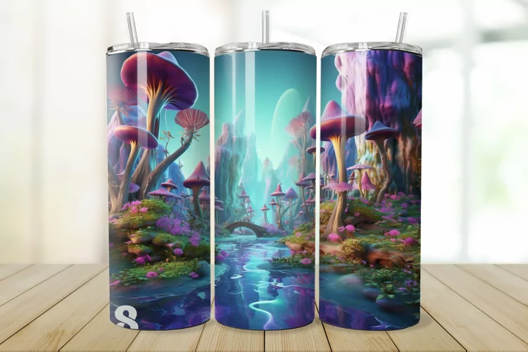 3D Enchanted World 20oz/30oz Skinny Tumbler