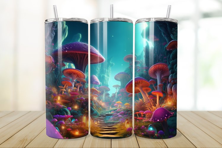 3D Enchanted World 20oz/30oz Skinny Tumbler example image 1