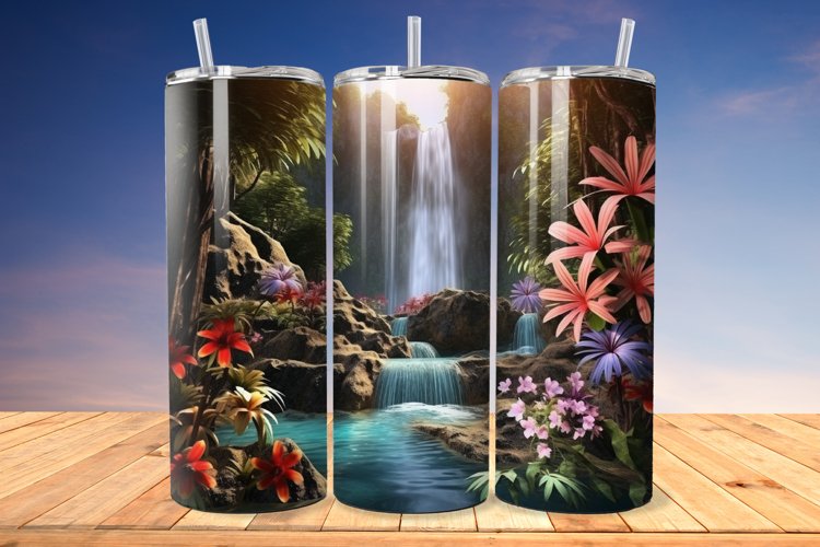 forrest tumbler wrap,river tumbler wrap,tumbler wrap,waterfall tumbler,waterfall landscape,tumbler design,skinny tumbler wrap,landscape pattern,sublimation design,autumn landscape,autumn tumbler wrap,landscape tumbler,tapered tumbler wrap,digital download