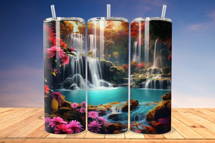 mountain tumbler,skinny tumbler wrap,3d landscape,3d tumbler wrap,landscape tumbler,river tumbler wrap,3d mountains,3d tumbler design,tumbler wrap,tumbler design,sublimation design,