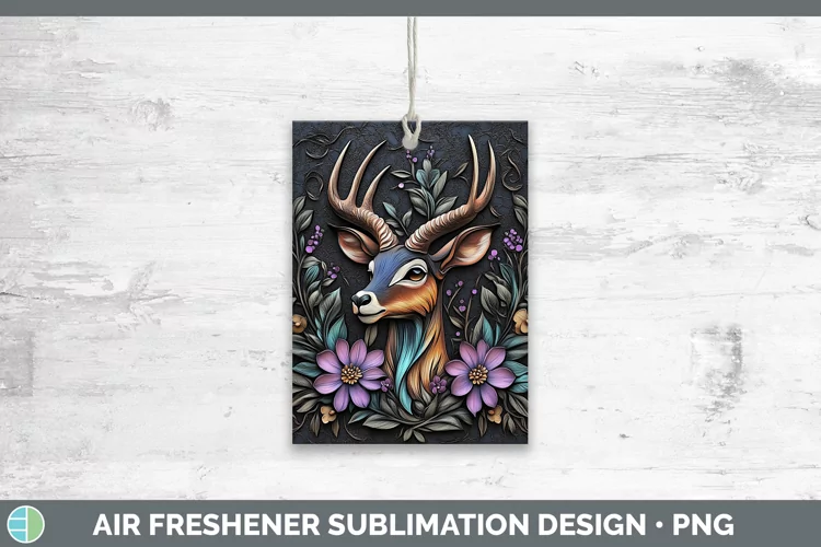 3D Exotic Animals Impala Air Freshener Sublimation Car Fresh