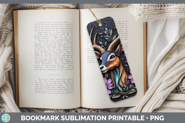 Gorgeous3D Exotic Animals Bookmark design.