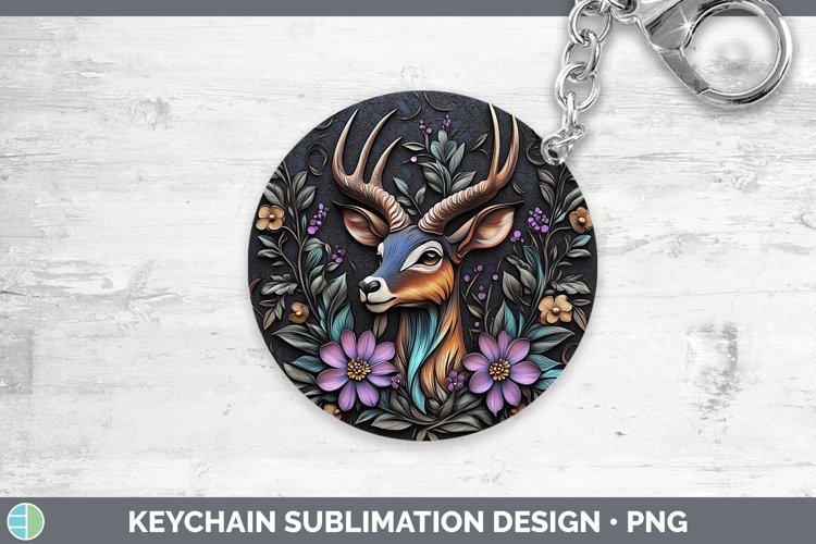 Gorgeous3D Exotic Animals Keychain design.