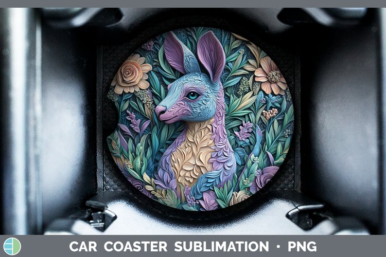 Gorgeous3D Exotic Animals Car Coaster design.