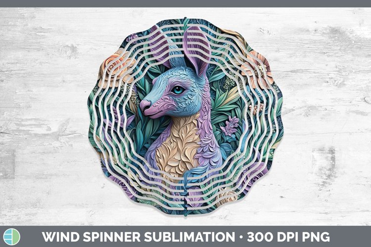 Gorgeous3D Exotic Animals Wind Spinner design.